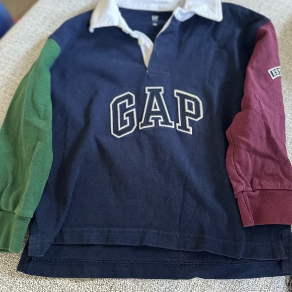 GAP Other - GAP Kids Long Sleeve Rugby Shirt - Navy, Green, Burgundy